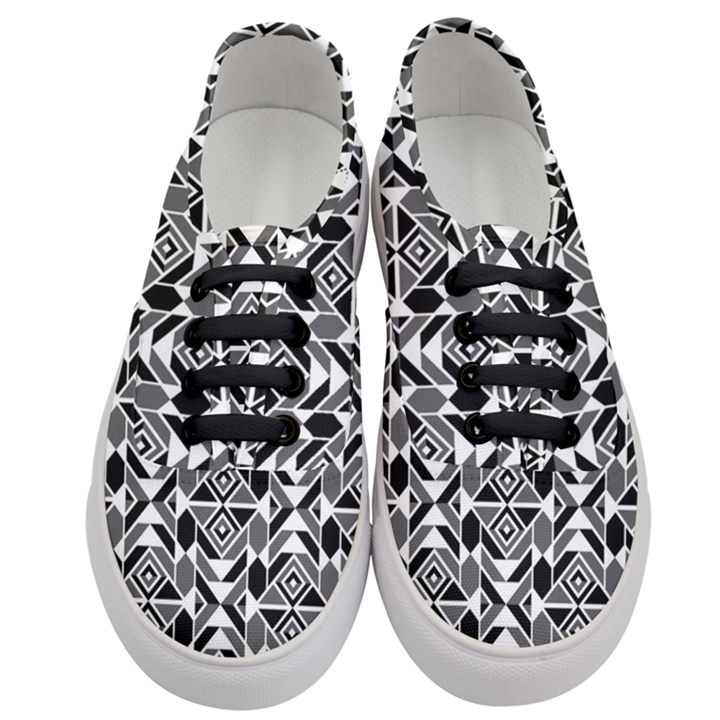 Graphic Design Decoration Abstract Seamless Pattern Women s Classic Low Top Sneakers