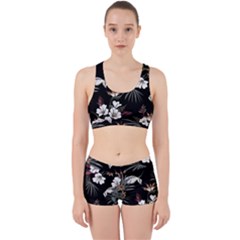 Beautiful Artistic Dark Tropical Pattern Work It Out Gym Set by Vaneshart