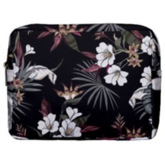 Beautiful Artistic Dark Tropical Pattern Make Up Pouch (large) by Vaneshart