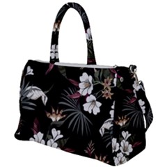 Beautiful Artistic Dark Tropical Pattern Duffel Travel Bag by Vaneshart