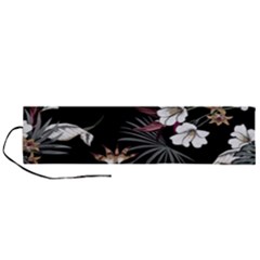 Beautiful Artistic Dark Tropical Pattern Roll Up Canvas Pencil Holder (l) by Vaneshart