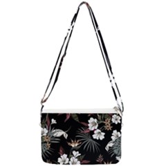 Beautiful Artistic Dark Tropical Pattern Double Gusset Crossbody Bag by Vaneshart