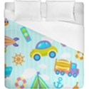 Transport Toy Seamless Pattern Duvet Cover (King Size) View1