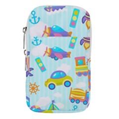 Transport Toy Seamless Pattern Waist Pouch (small)