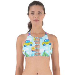 Transport Toy Seamless Pattern Perfectly Cut Out Bikini Top