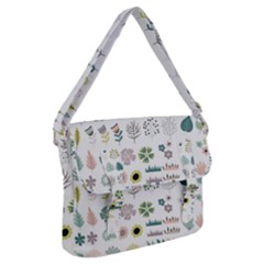 Cute Flowers Plants Big Collection Buckle Messenger Bag by Vaneshart