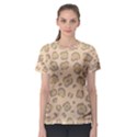 Leopard Print Women s Sport Mesh Tee View1