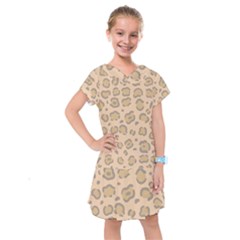 Leopard Print Kids  Drop Waist Dress by Sobalvarro