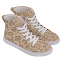 Leopard Print Men s Hi-Top Skate Sneakers View3