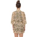 Leopard Print Half Sleeve Chiffon Kimono View2