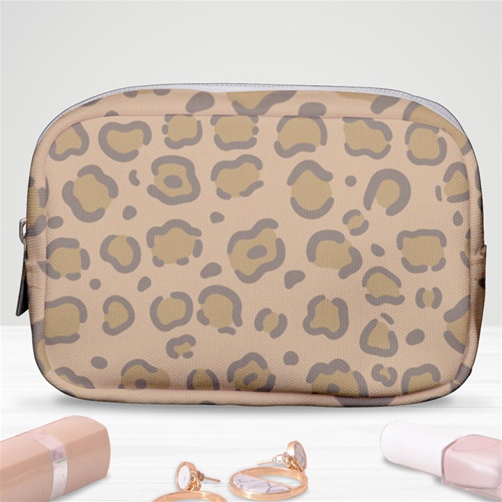 Leopard Print Make Up Pouch (Small)