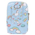 Unicorn Seamless Pattern Background Vector Belt Pouch Bag (Large) View2