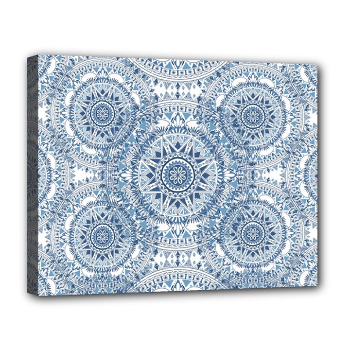 Boho Pattern Style Graphic Vector Canvas 14  x 11  (Stretched)