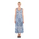 Boho Pattern Style Graphic Vector Sleeveless Maxi Dress View1