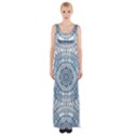 Boho Pattern Style Graphic Vector Thigh Split Maxi Dress View1