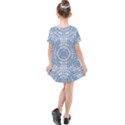 Boho Pattern Style Graphic Vector Kids  Simple Cotton Dress View2