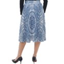 Boho Pattern Style Graphic Vector Classic Velour Midi Skirt  View2