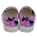 Vector Hand Drawn Orchid Flower Pattern Men s Canvas Slip Ons View4