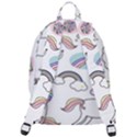 Cute Unicorns With Magical Elements Vector The Plain Backpack View3