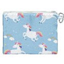 Unicorn Seamless Pattern Background Vector (2) Canvas Cosmetic Bag (XXL) View2