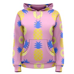 Pop Art Pineapple Seamless Pattern Vector Women s Pullover Hoodie by Sobalvarro