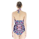 Marble Texture Print Fashion Style Patternbank Vasare Nar Abstract Trend Style Geometric Halter Swimsuit View2