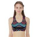 Ethnic  Sports Bra with Border View1