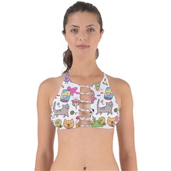 Set Kawaii Doodles Perfectly Cut Out Bikini Top by Vaneshart