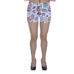 Set Kawaii Doodles Skinny Shorts by Vaneshart