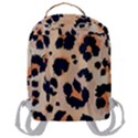 Leopard Pattern Funny Drawing Seamless Pattern Flap Pocket Backpack (Large) View3