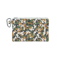 Vector Seamless Military Camouflage Pattern Seamless Vector Abstract Background Canvas Cosmetic Bag (small) by Vaneshart