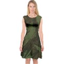 Camouflage Brush Strokes Background Capsleeve Midi Dress View1