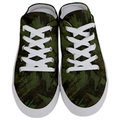 Camouflage Brush Strokes Background Half Slippers by Vaneshart