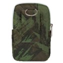 Camouflage Brush Strokes Background Belt Pouch Bag (Large) View2