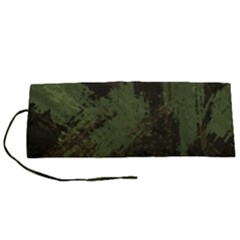 Camouflage Brush Strokes Background Roll Up Canvas Pencil Holder (s) by Vaneshart