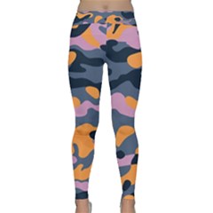 Camouflage Background Textile Uniform Seamless Pattern Classic Yoga Leggings by Vaneshart