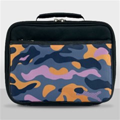 Camouflage Background Textile Uniform Seamless Pattern Lunch Bag by Vaneshart