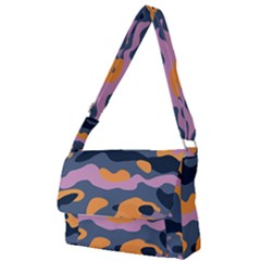 Camouflage Background Textile Uniform Seamless Pattern Full Print Messenger Bag by Vaneshart