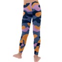 Camouflage Background Textile Uniform Seamless Pattern Kids  Lightweight Velour Leggings View4