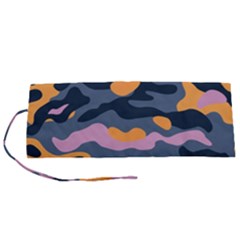 Camouflage Background Textile Uniform Seamless Pattern Roll Up Canvas Pencil Holder (s) by Vaneshart