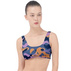 Camouflage Background Textile Uniform Seamless Pattern The Little Details Bikini Top by Vaneshart