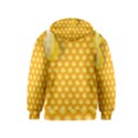 Abstract Honeycomb Background With Realistic Transparent Honey Drop Kids  Zipper Hoodie View2