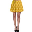 Abstract Honeycomb Background With Realistic Transparent Honey Drop Skater Skirt View1