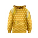 Abstract Honeycomb Background With Realistic Transparent Honey Drop Kids  Pullover Hoodie View1