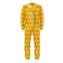 Abstract Honeycomb Background With Realistic Transparent Honey Drop OnePiece Jumpsuit (Kids) View1