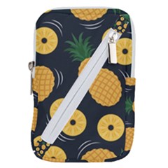 Seamless Pattern Pineapple Pattern Belt Pouch Bag (large) by Vaneshart