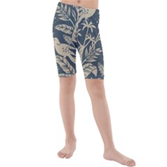 Birds Nature Design Kids  Mid Length Swim Shorts by Vaneshart