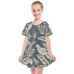 Birds Nature Design Kids  Smock Dress