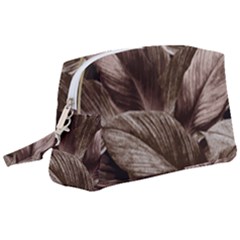 Foliage Circle Card Wristlet Pouch Bag (large) by Vaneshart