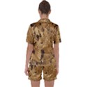 Abstract Grunge Camouflage Background Satin Short Sleeve Pyjamas Set View2